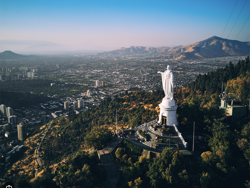 tours and travel in chile, Cerro San Cristóbal - 1
