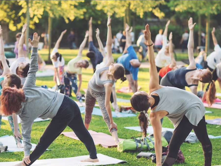 Yoga en el parque