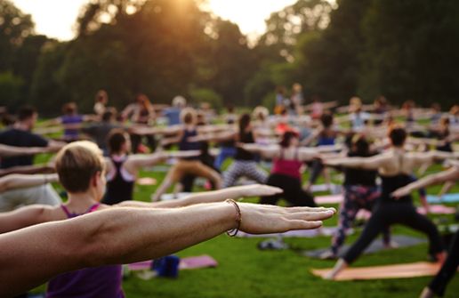 Yoga en el parque